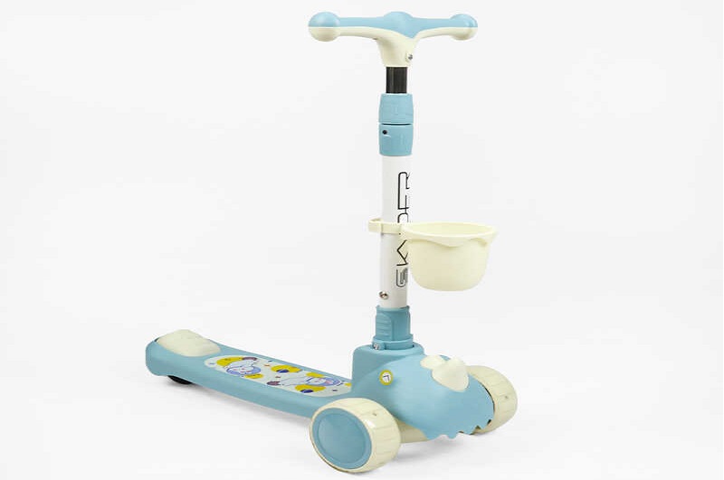 Самокат триколісний Skyper" FS-015/20 (6) колеса PU 125х40мм зі світлом, музика та підсвічування пл"