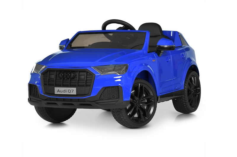 Джип M 5796EBLRS-4 (1шт) р/к 2,4G, 2мотори35W,1акум12V7-9AH, муз,світло, шкір.сидіння, MP3, USB,коле