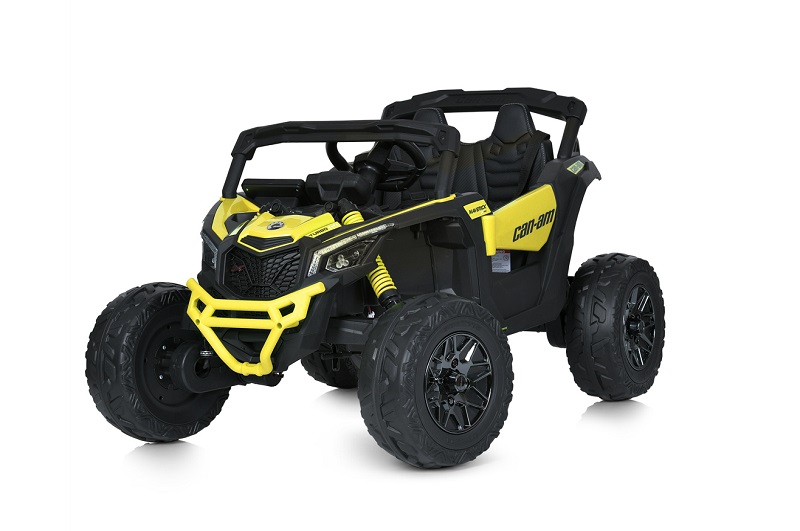 Джип M 5099EBLR-6(24V)(1шт) 2,4G(р/к),4мотори200W, 1акум24V7AH, EVA, шкіра, жовтий