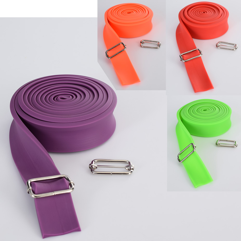 Еспандер MS 3419-3 (50шт) стрічка,джгут,резинка для підтягув,турнік, 3м-3,5см, 4кол,кул,14-14-3,5см