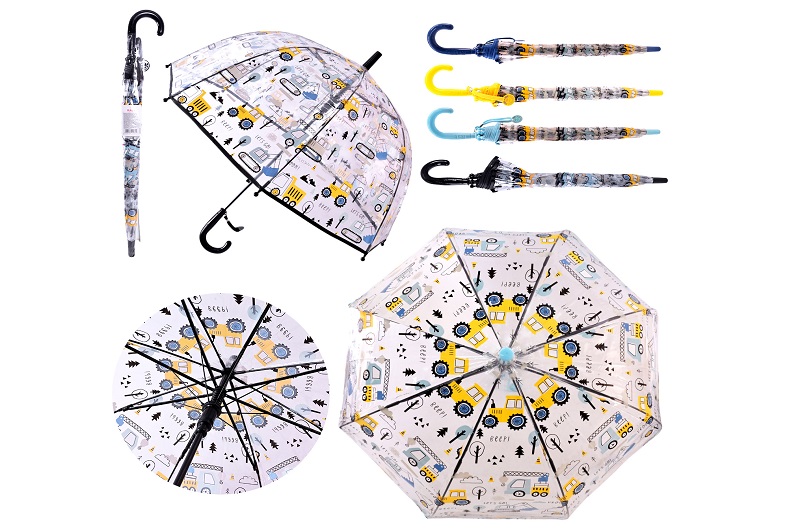 Парасолька арт. RST036A  (60шт/5) 4 види 8 спиць*50см купол 70см довжина 67см