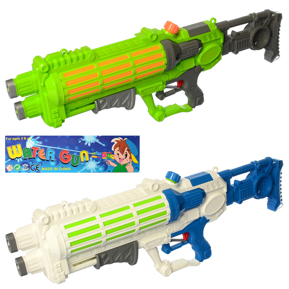 Водяний бластер MR 0214 (18шт) помпа, розмір великий, 74см, 2 кольори, кул, 29,5-84-8см