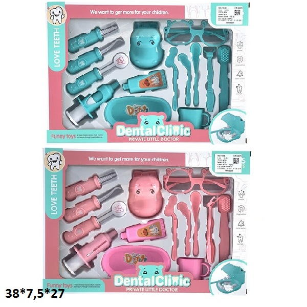 Лікар HZ815-B/HZ615-B набір стоматолога.2кол.кор.38*7,5*27 /48/