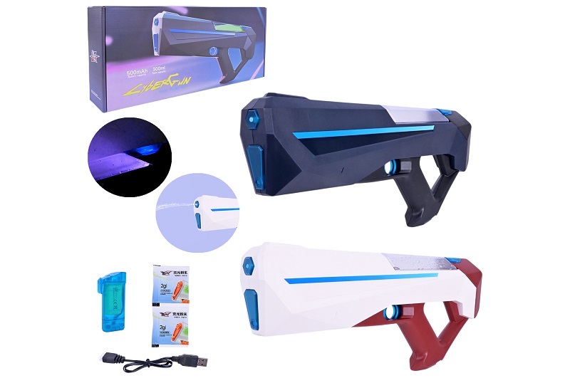 Водний пістолет арт. SQ08A (24шт) електричний на акум.батарейці 42 см в кор.