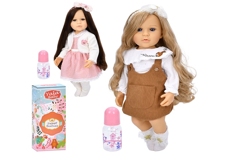 Лялька YL2452G-C-K (8шт)  52см, пляшечка, 2 види, в кор-ці, 21,5-54,5-13см