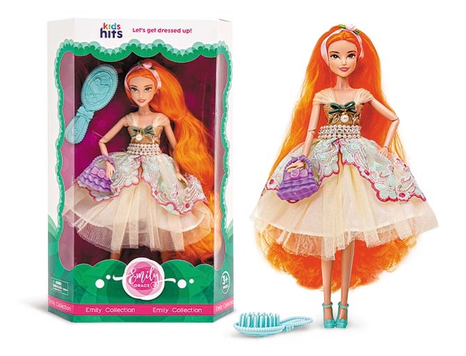 Лялька арт. KH23/014 (24шт)   Emily Romantic короб. 23*34.5*6.2 см