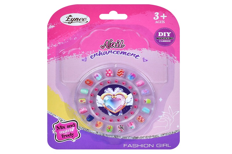 Косметика F8223 (192шт) наліпки на нігті, стрази, на листі, 15,5-19,5-0,5см