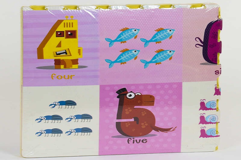 Килимок-пазл EVA C 36624 Цифри (15) 4шт в упаковці, 60х60см