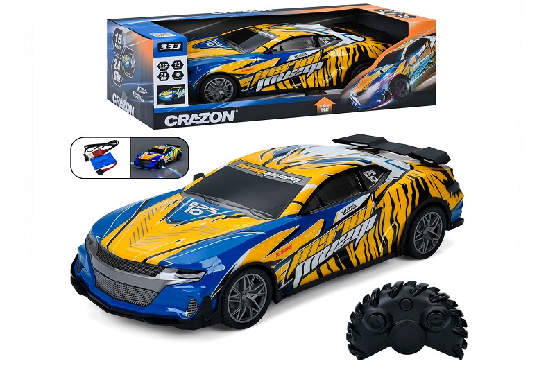 Машина 333-TG25121B (8шт) р/к2,4G, 1:12, акум, 39см, світло, гумові колеса, корпус не б'ється, USB-з