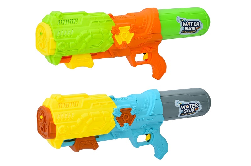 Водяний бластер 508 (48шт) 47,5см, помпа, 2 кольори, у пакеті, 28-59-9см
