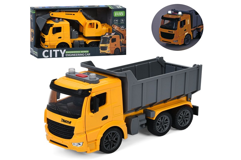 Будтехніка 1104B-5B (12шт)  інерц,27см, 1:16, звук, світло, гумові колеса, рухливі деталі, 2види(сам