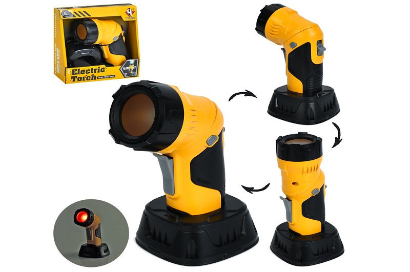 Набір інструментів T059 (30шт) фонарь, світло (кольорове), на бат-ці, в кор-ці, 15,5-15-5см