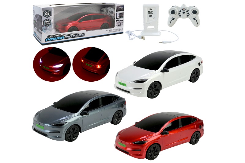 Машина р/к арт. PM3417 (18шт) POWERMOTORS" 3 кольори акум,світло,звук,заряд.станція,у короб.43*17,6"