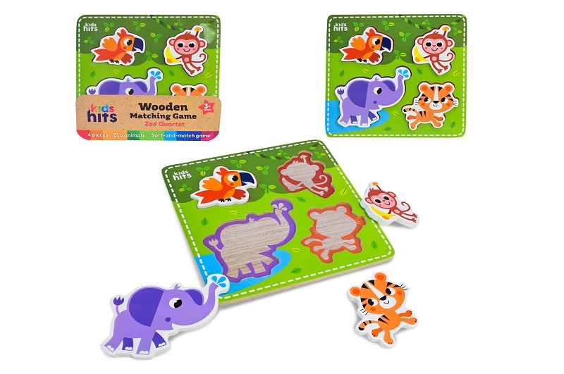 Іграшка дерев'яна KidsHits арт. KH20/035 (100шт) вкладиші 15*15*0,9см