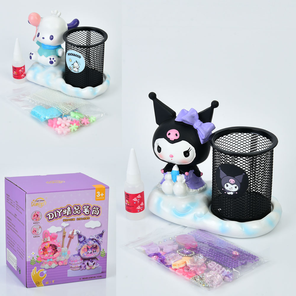 Набір для творчості 00108-2 (18шт) підставка для ручок, 13,5см, прикраси, 2 види, в кор-ці, 18,5-21-