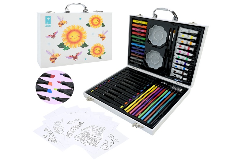 Набір для творчого малювання арт.PL-725-35 (20шт)  48 предмета,крейда,акварельні фарби,кольорові олі