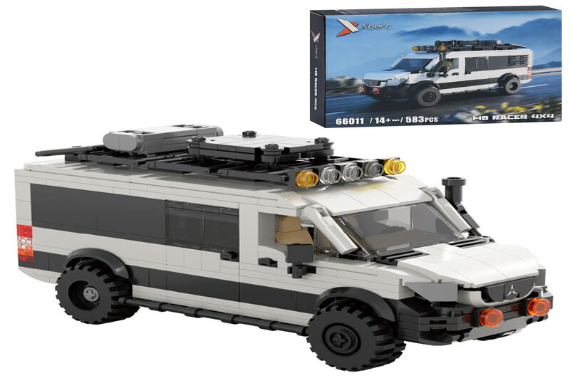 Конструктор 66011 (14шт) авто серія, машина, 19,6см, 583дет, в кор-ці, 28-20-5см