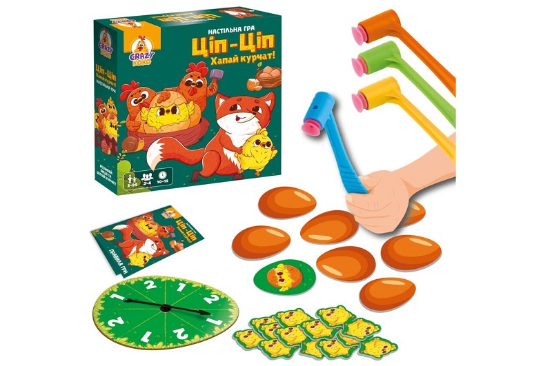 Гра настільна Vladi Toys розважальна. Ціп-Ціп Хапай курчат!  VT8055-42 (укр)