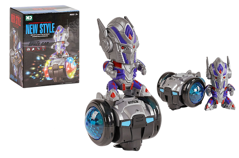 Робот 17128 на батарейках, світло і музика, в коробці р.20,8x10,2x17 см