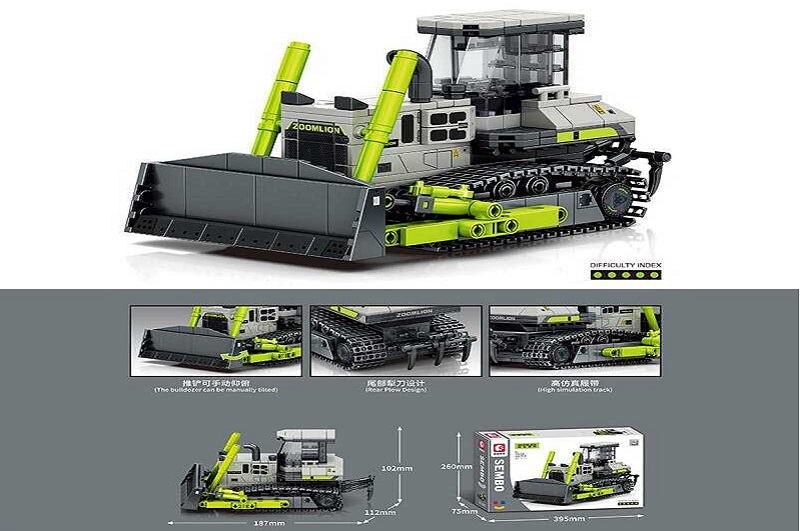 Конструктор 705109 (18) “Екскаватор”, 418 деталей, в коробці