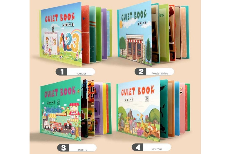 Логічна книжка C 74270 (40) 10 сторінок із завданнями, картинки, липучки, у плівці