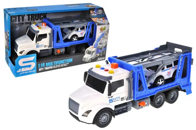 Евакуатор інерційний, озвучений, зі світлом в коробці JS188 р.34,5*13*18см