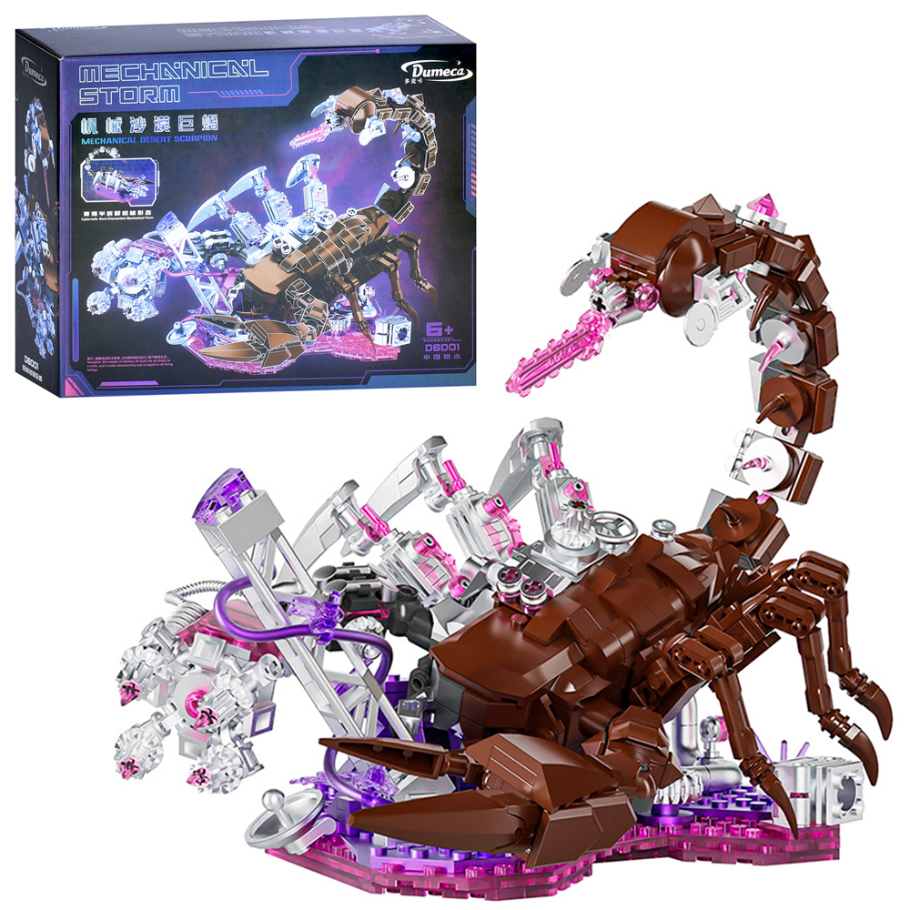 Конструктор D6001 (8шт) скорпіон, в кор-ці, 36-29-11см