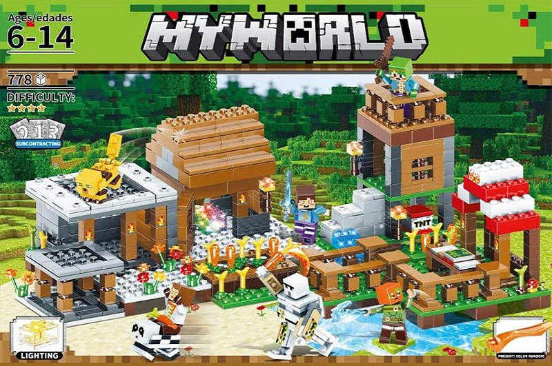 Конструктор арт. 600D (24шт/2)  778дет., короб. 36*5,5*25,5см