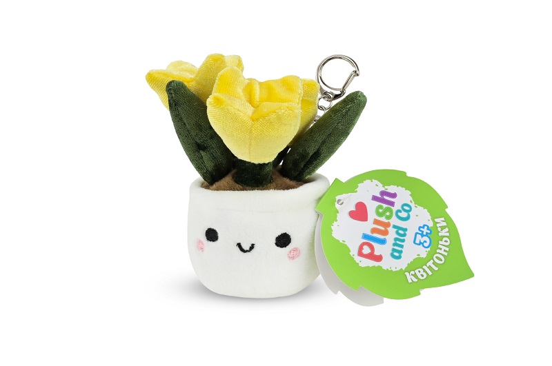 М'яка іграшка Plush and Co Квітоньки" арт. PLC25057 (80шт) брелок 10см"