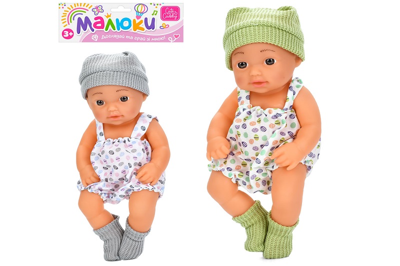 Пупс L6204A-B (42шт) 28см, звук, 2 кольори, бат(табл), у пакеті, 19-38-8см