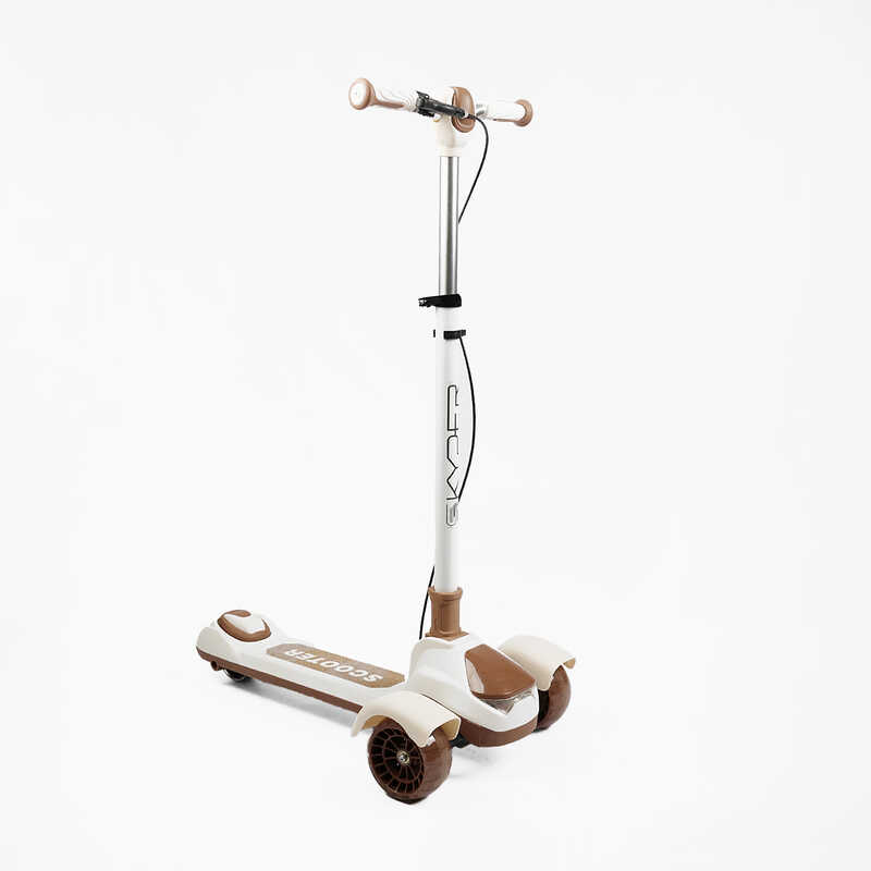 Самокат триколісний Skyper" LN-2103/04 (4) колеса PU 125х40мм зі світлом, ручне гальмо, музика та п"