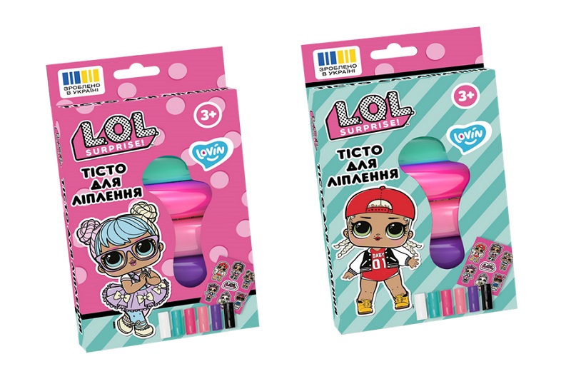 L.O.L. Surprise! TM 6 кольорів TM Lovin Набір для ліплення з тістом  LOL41245