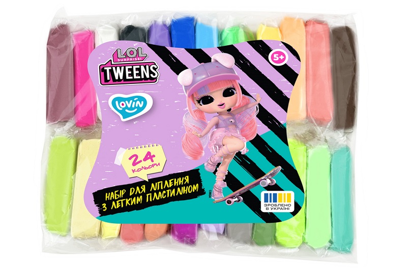 L.O.L. Surprise! Tweens 24 кол. класік Lovin LOL70191 Набір для ліплення з повітряним пластиліном