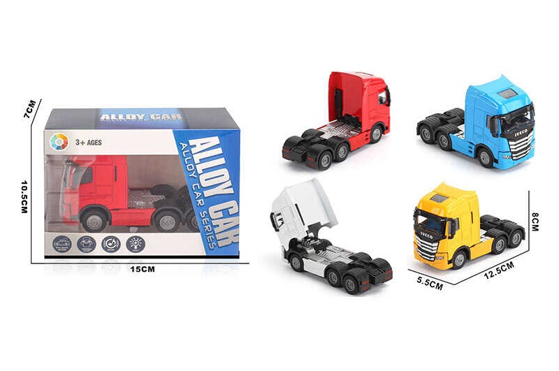 Трейлер JS 1132 A (288/2) металопластик, інерція, звуки, підсвічування, в коробці