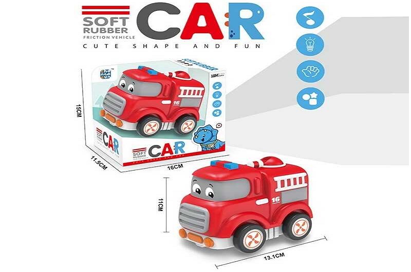 Машинка музична CC 116 (72) “Пожежна допомога”, підсвічування, звук транспорту, мелодія, інерція, гу