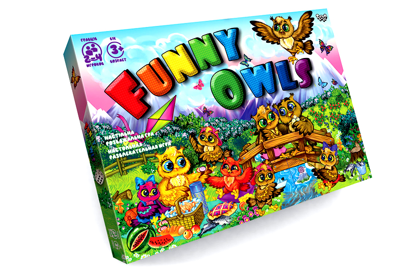 Настільна розважальна гра Funny Owls" (20) DTG98"