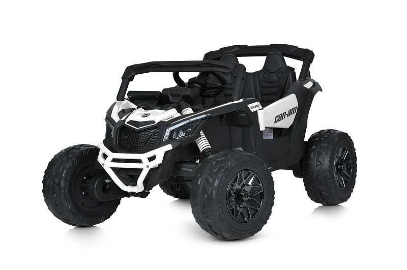 Джип M 5099EBLR-1(24V)(1шт) 2,4G(р/к),4мотори200W, 1акум24V7AH, EVA, шкіра,білий