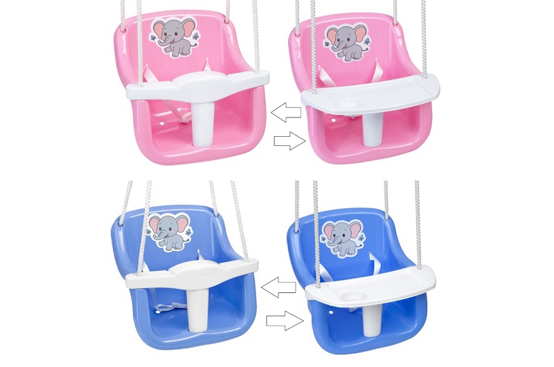 Гойдалка № 6  Веселий малюк" , 2 в 1 стіл + перемичка ", арт 7006 Bamsic"