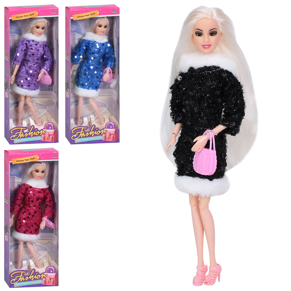 Лялька JS9019B (72шт) 29см, шарнірна, сумка, в кор-ці, 12-32,5-5см