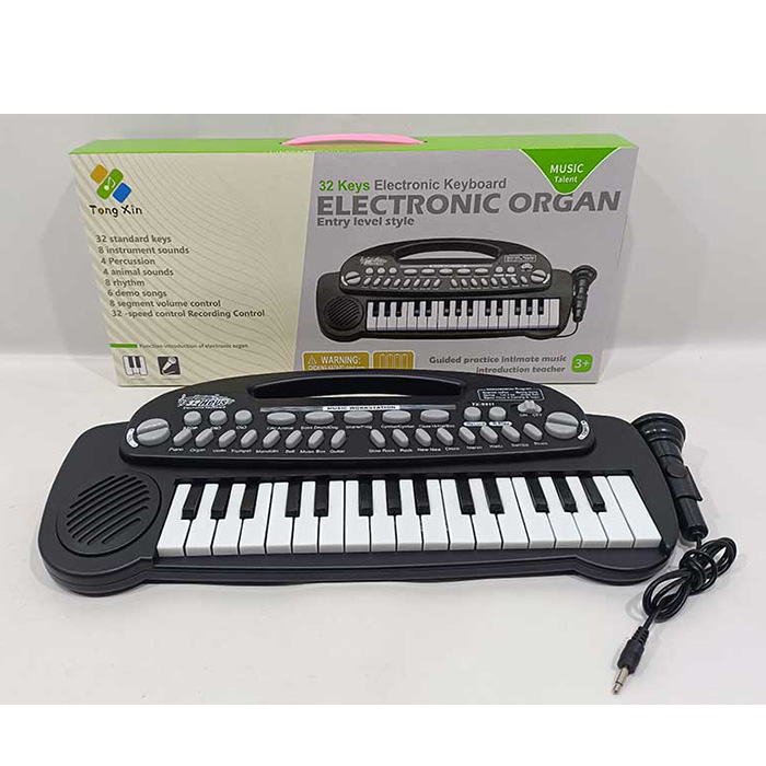 Синтезатор TX-9911 (36шт) 32 клавіши, 38-19,5см, мікрофон, запис, музика, звуки тварин, на бат-ці, в