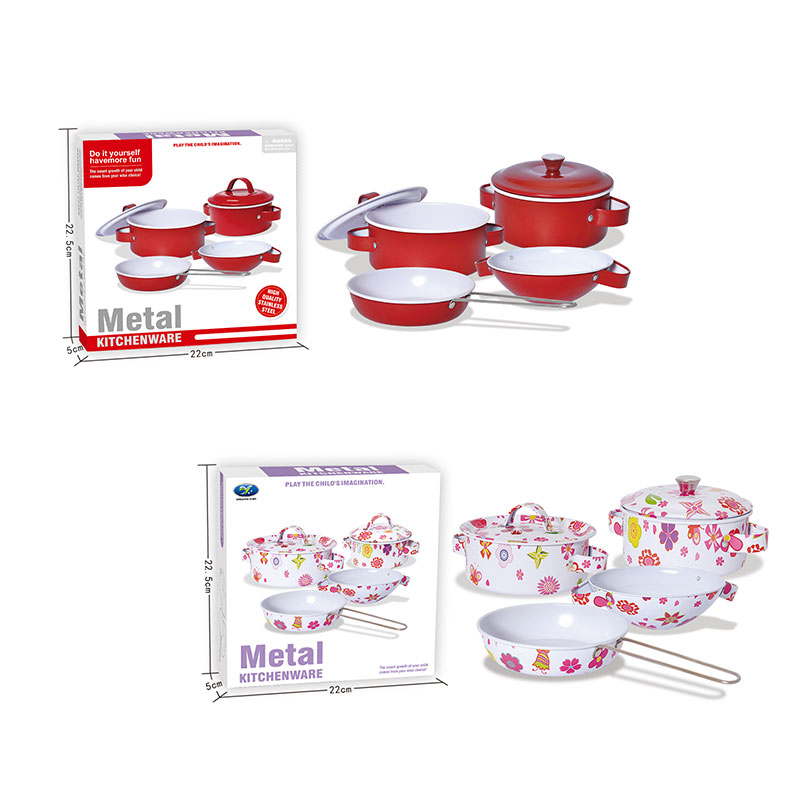 Посуд арт. 620-B5 (48шт/2)   каструля, петельня, аксес 22,5*5*22  см