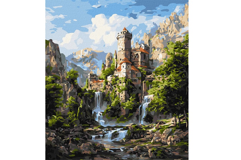 Картина по номерах Таємниці скель" 40х50см  KHO6433"