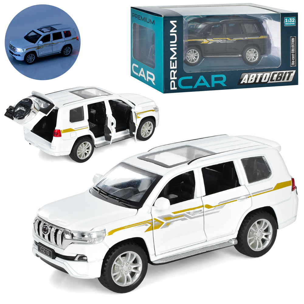 Джип AP-1734 (18шт) АвтоСвіт, 1:32, метал, інер-й, 16см, зв, св, 2кол, бат(табл), в кор-ці, 19,5-10-