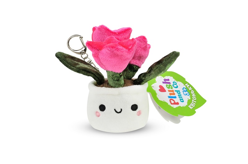 М'яка іграшка Plush and Co Квітоньки" арт. PLC25056 (80шт) брелок 10см"