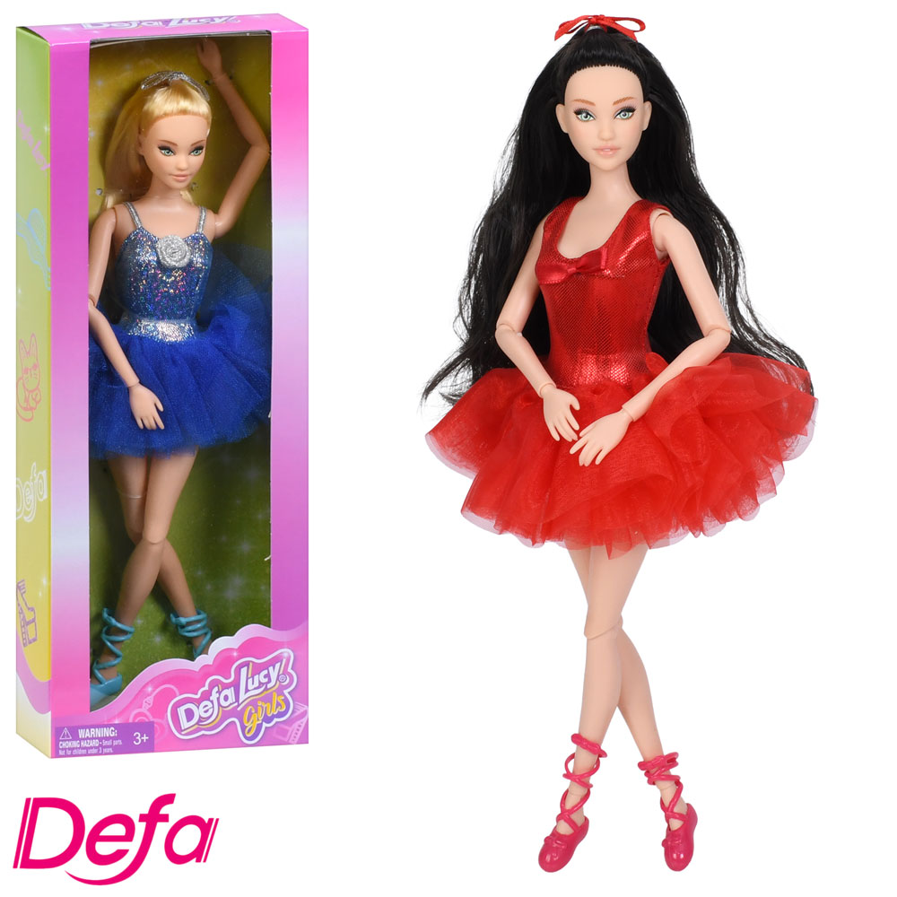 Лялька DEFA 8844-45 (12шт) балерина, 29см, шарнірна, 2 види, в кор-ці, 12-32-5см