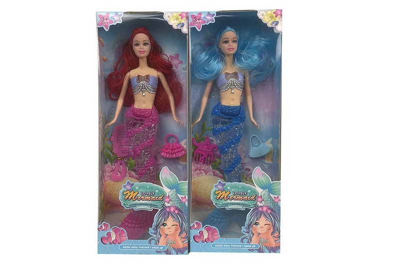 Лялька 29см YY2088D русалка з аксес.муз.світ.2в.кор.32,5*5*14 /144/