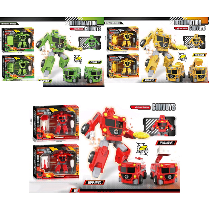 Конструктор 0812B-121-122-123 (72шт) на шурупах, 2в1(робот 15см+транспорт), 6 видів, в кор-ці, 29,5-