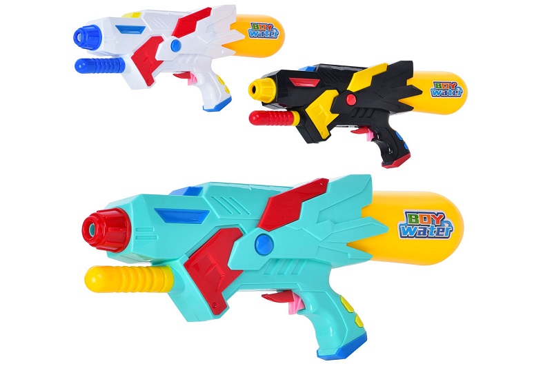 Водяний автомат MR 1023 (24шт) помпа, розмір великий, 35см,3 кольори, в кульку, 42-21-8см