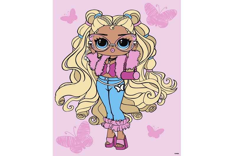 Картина по номерах  для дітей L.O.L. Surprise! Tweens Olivia Flutter" 30х40см  KHO6286"