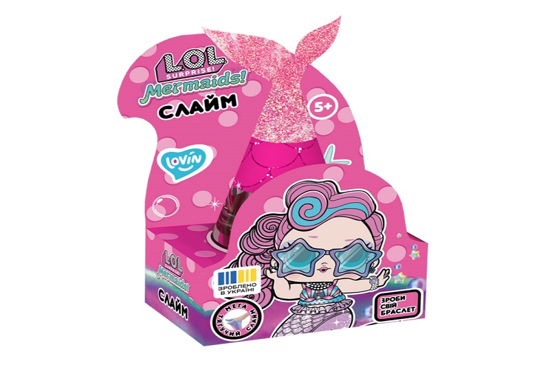 L.O.L. Surprise! TM Русалка Рожева TM Lovin LOL80195 Іграшка-антистрес 250 мл